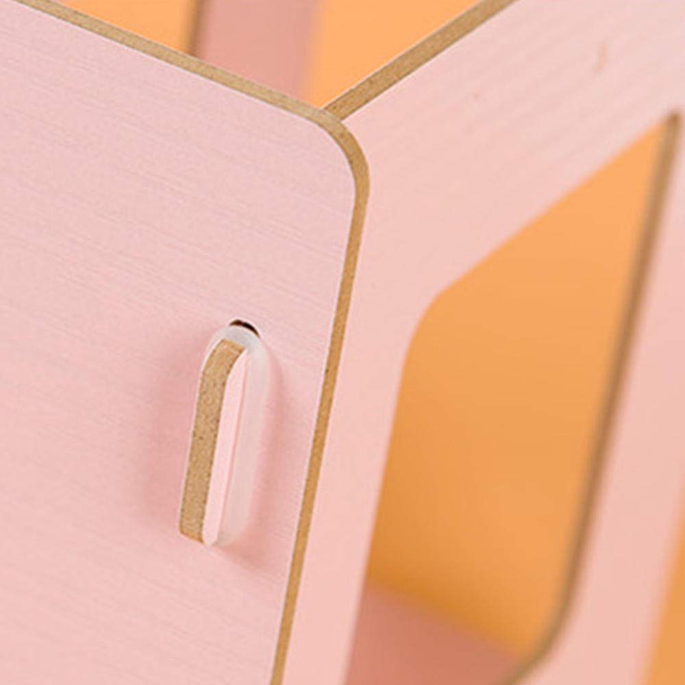 Drewniany organizer na dokumenty z 4 poziomami, na książki, rozmaitości i artykuły dziecięce, czarny kolor, DIY, regał na książki, do przechowywania w domu i biurze.