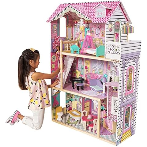 KidKraft Annabelle Wooden Dolls House with Accessories Cover