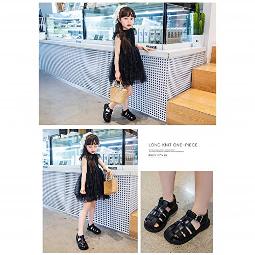 Girls' Sandals Summer Fashion Baotou Children's Roman Shoes Korean Edition Soft Sole With Girls Sports Sandals Size 133