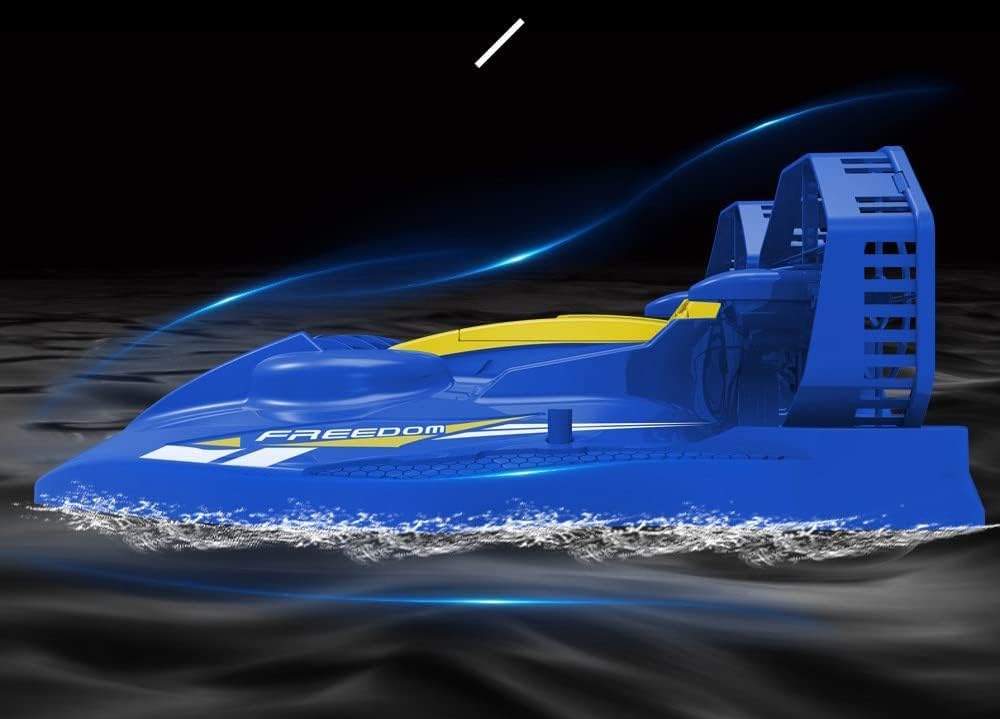 Hovercraft à distance Modèle aéroglisseur Eau Terre Glace Haute Vitesse Jouets