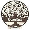Christmas Grandma Gifts from Grandkids Personalized Grandma Gifts 3D Family Name Tree with 20 Heart Tags Thanksgiving Gift for Grandparents Grandma Grandpa