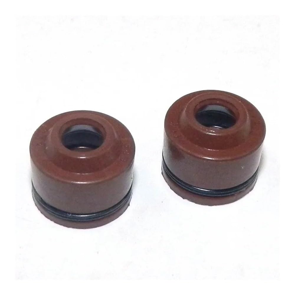 FEREOWNQ SCOOTER VALVE STEM SEALS 2 PIECES For H-NDA HELIX CN250 CF250 CH250 250CC