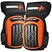 Knee Pads for Work by Thunderbolt for Construction, Flooring, Gardening, Cleaning, Tile Heavy Duty with Double Gel Cushion and Anti-Slip Straps