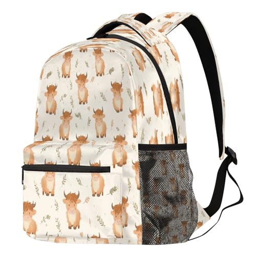 Sac à dos décontracté avec imprimé animal pour voyage et loisirs