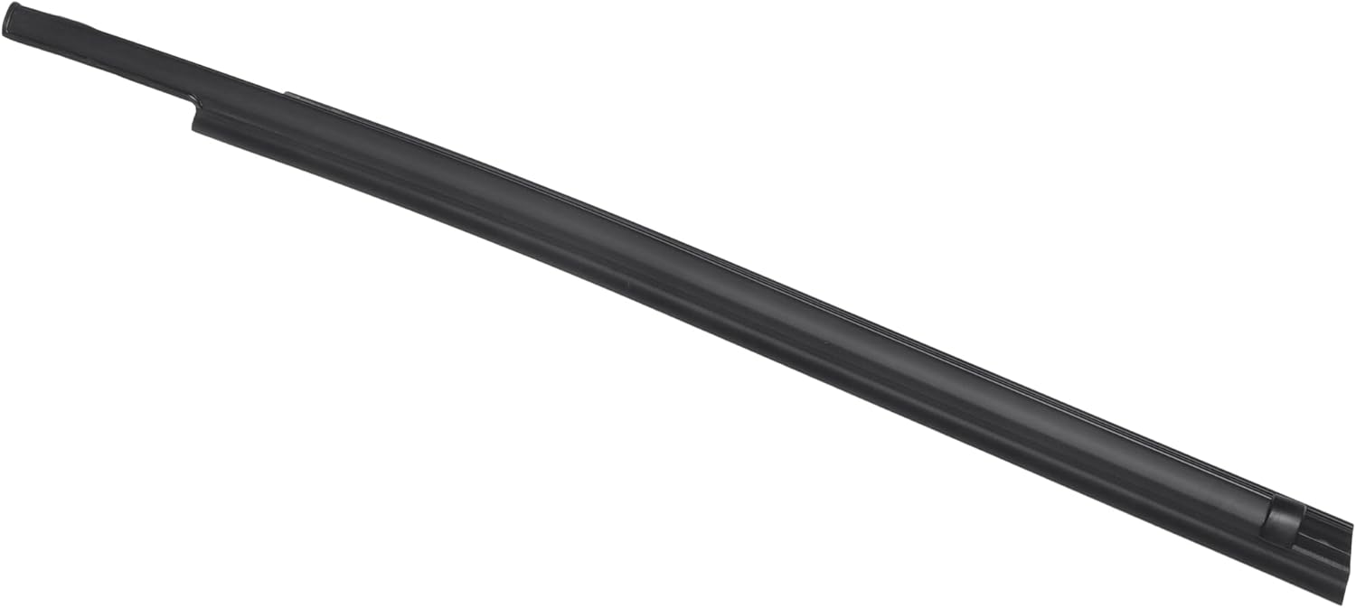 Motoforti Weatherstrip Window Seal, Window Trim Seal Belt, for Toyota Tundra 2007-2021, PVC Stainless Steel, Rear Right, No.681630C010, Black, 1pc