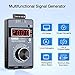 Riiai DC 0-10V 0/4-20mA Current Voltage Signal Generator, Built-in Battery Power Supply Interface Analog Simulator, Adjustable 4-Digit Display, for PLC, Panel Debugging, Device Testing