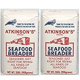 Atkinson's Seafood Breader Enriched & Seasoned Just Right For Frying All Kinds of Seafood 2 - 2 Lb....
