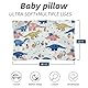 Kopfkissen Kleinkind mit Kissenbezug - weich Bio Baumwolle Kissen Kinder zum Schlafen - Atmungsaktiv Bedding Kleinkind Kopfkissen - Baby Kinderkopfkissen für Kleinkinder - 33x46 cm Kinderkissen