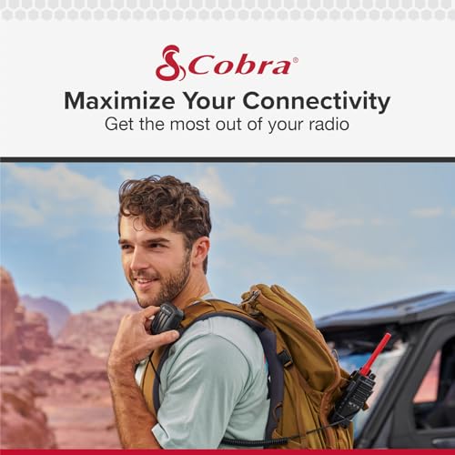 Image of Cobra 2.5mm C-Style Around the Ear Headset - Comfortable Hook Design with Secure Fit Earpiece for Cobra Two-Way Radios