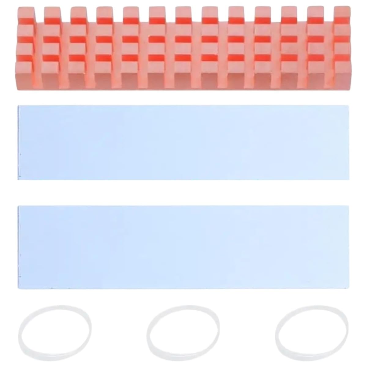6-652F 2280 Cooling Pad Efficient for M.2 2280 SSD Heat Sink PC Hard Drive Disk Cooling Pad Enhances Heat Dissipation 2/3/4/6mm New 2026 High for Reliable Component