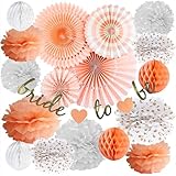 Vidal Crafts Bridal Shower Decorations Set, Bachelorette Party Décor, Bride to Be Banner, Dessert Table Decoration Kit, Wedding Supplies