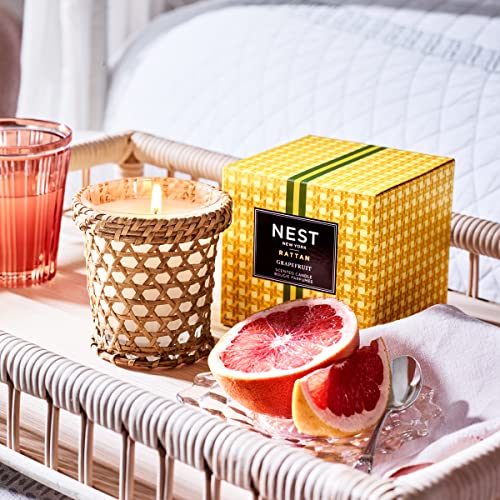 Nest New York Grapefruit Decorative Rattan Scented Classic Candle, 8 Ounces #TOP2