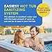 FROG @Ease Replacement SmartChlor Cartridge for use with Hot Tub FROG @Ease Floating System - Hot Tub Sanitizer System Supports Less Chlorine Use - 3 Pack