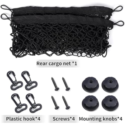Filet de coffre de voiture 90/110 cm robuste en maille extensible