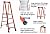 Louisville Ladder FXP1804HD Fiberglass Pro Platform Ladder, Type IAA, 375-Pound Load Capacity, 4-Feet