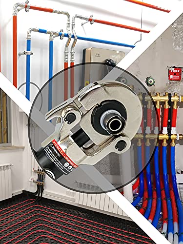 AMZCNC - Pince à sertir professionnelle - Profil TH 16, 20, 26, 32 - Pour tube composite avec raccords du profil TH - Inserts de mâchoires TH16, TH20, TH26, TH32 avec – Image 6