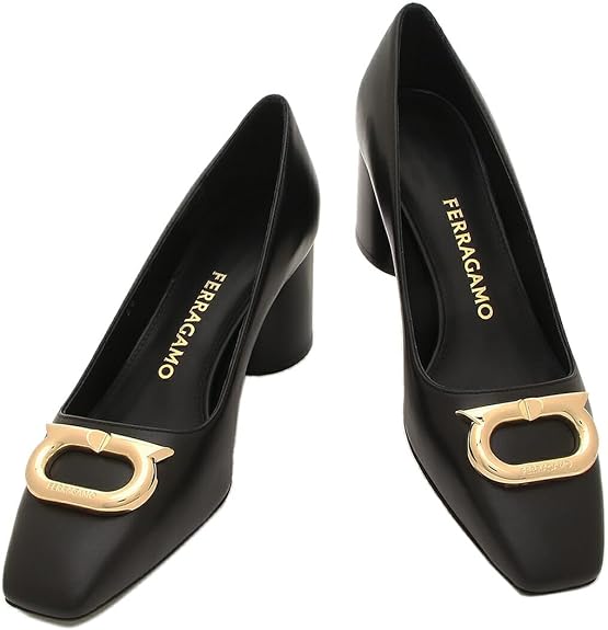 Amazon | [Salvatore Ferragamo] [フェラガモ] パンプス ブラック