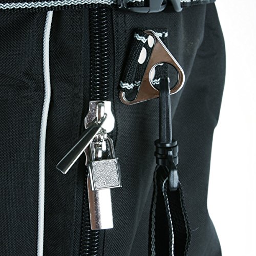 Intech Golf Travel Cover with Wheels Bundle with Crossbar Golf Travel Bag Support Rod