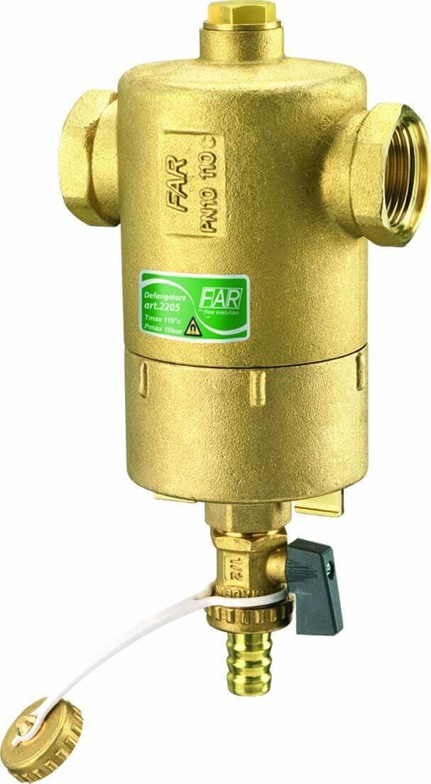 Defangatore Per Impianti Termici 3/4" Femmina-femmina Completo Di Magneti 2205 34 Far