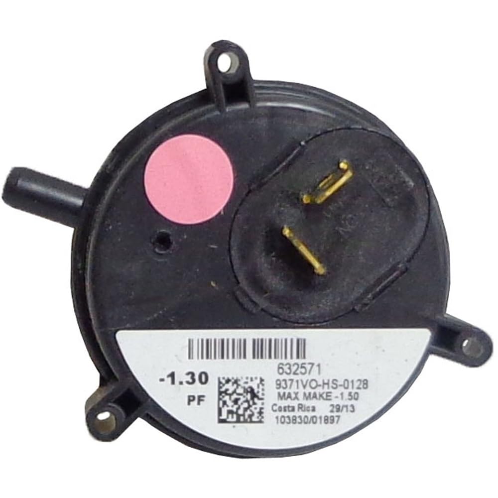 Nordyne 632571 "-1.3""WC SPST PRESSURE SWITCH" "-1.3""WC SPST PRESSURE SWITCH"