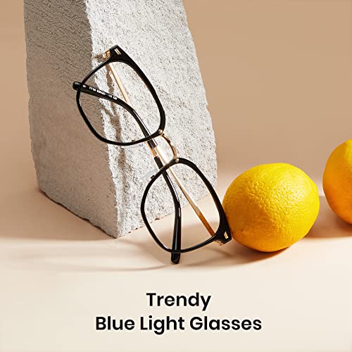 Image of Cyxus Stylish Blue Light Glasses for Woman, Lightweight Computer Glasses for Screen Time Anti Eye Strain for Work, Daily Use