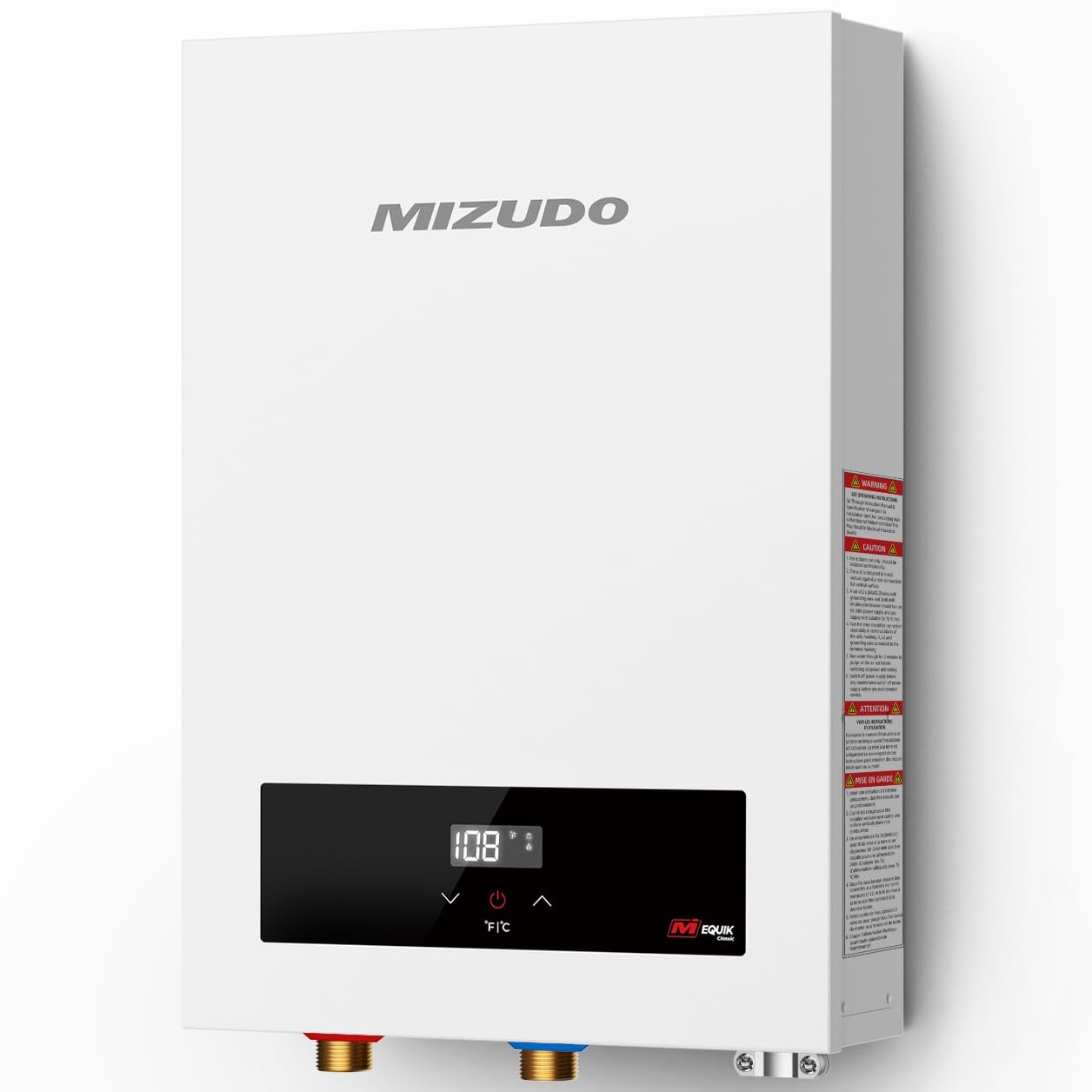 MIZUDO Electric Tankless Water Heater, 18kW 240 Volts, On Demand Instant  Endless Hot Water Heater, with