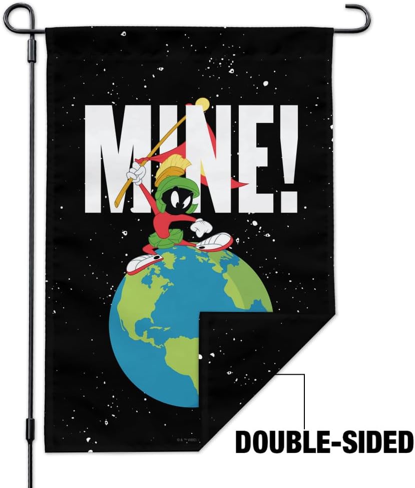 Looney Tunes Marvin the Martian Mine Garden Yard Flag