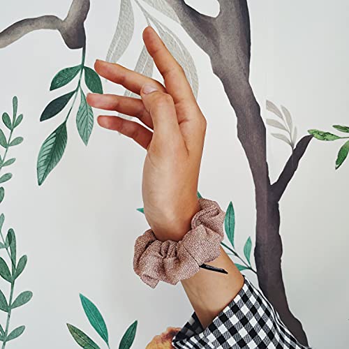 Invisibobble Scrunchies elastici capelli dorato e