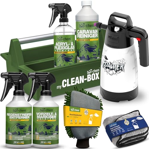 bio-chem Caravan WoMo Au&szlig;enpflege Set 8-teilig mit Foamer