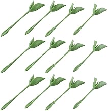 12 Pcs Green Leaf Napkin Rings for Home Kitchen Dining Table Decoration Arrangements
