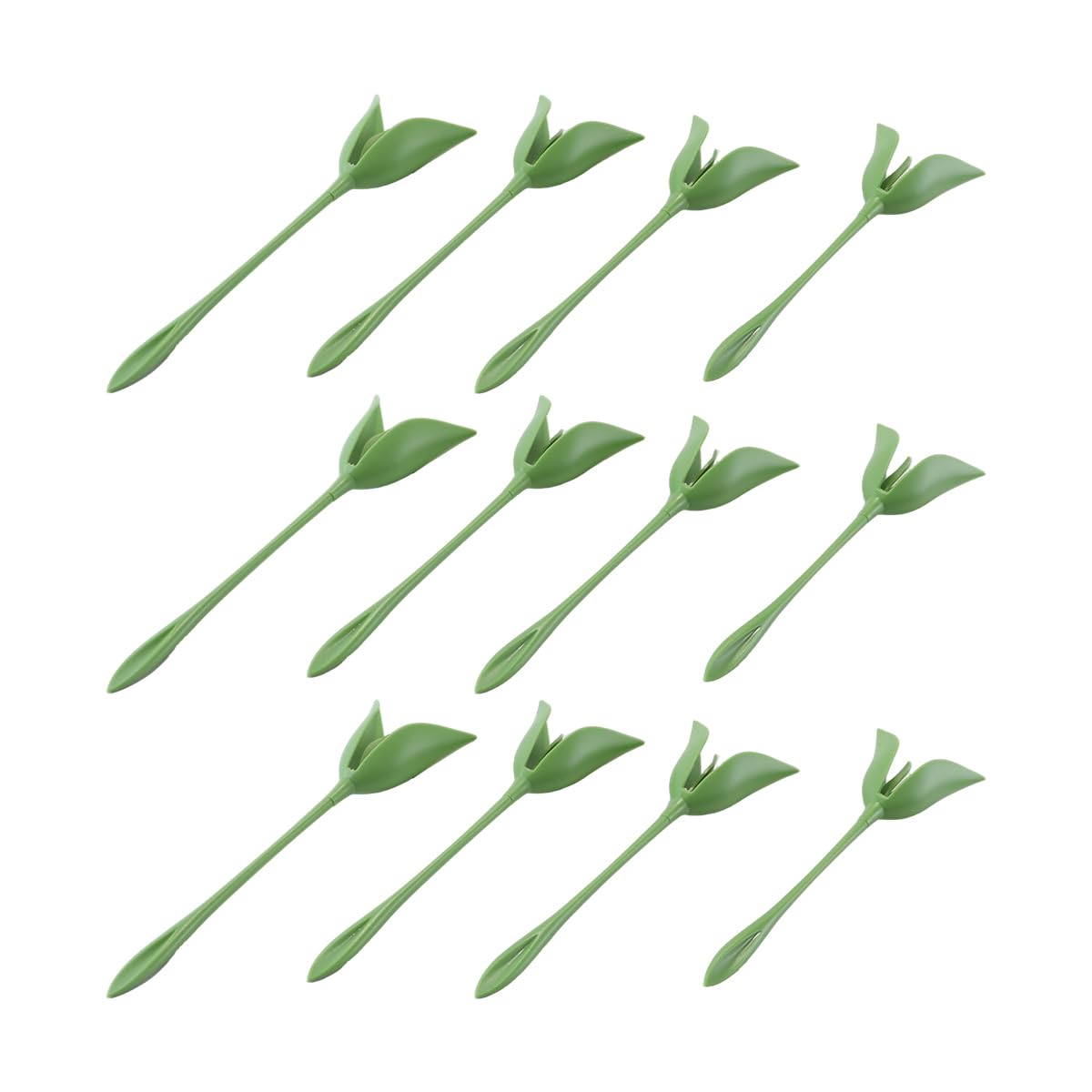 12 portatovaglioli a forma di foglia verde, per la casa, la cucina, la tavola da pranzo, decorazione e composizioni
