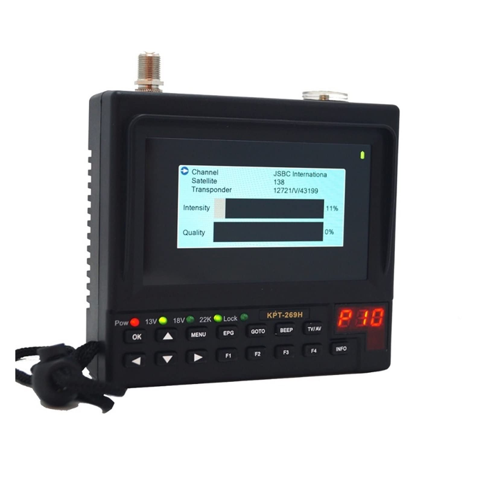 KPT-269H DVB-S2 Finder satellitare pieno HD Satellite digitale tv Misuratore del ricercatore ricevitore MPEG-4 DVB-S,Serie Pro