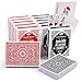 LotFancy Playing Cards, Large Print, 12 Decks of Cards (6 Black 6 Red), Jumbo Index, Poker Size, for Texas Hold'em, Blackjack, Euchre Cards Games