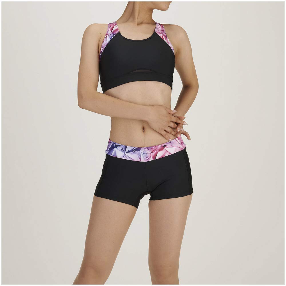 MIZUNO(ミズノ)フィットネス水着 レディース セパレーツ N2JG0380 カラー:パープル サイズ:S 水陸両用 Amazon | MIZUNO(ミズノ)フィットネス水着 レディース セパレーツ