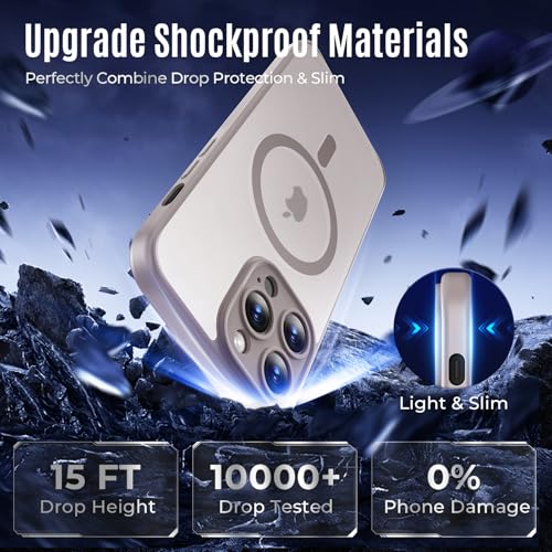 Image of Symcele Designed for iPhone 13 Pro Max Case, Natural Titanium