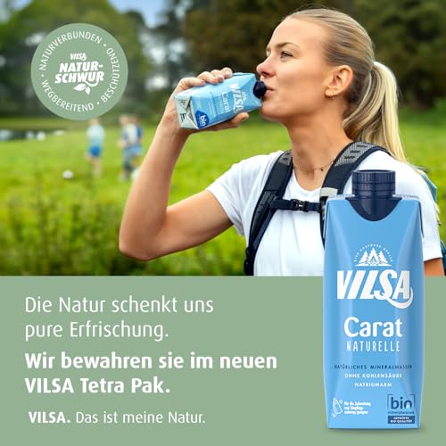 VILSA Carat Naturelle Bio, 12 x 0,5 l Tetra Pak