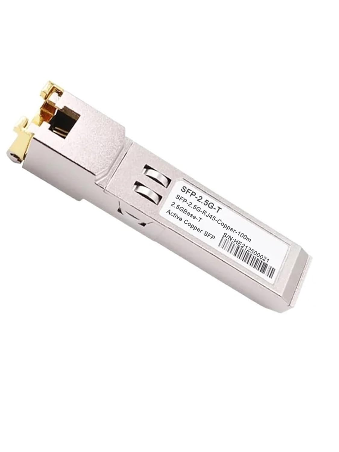 Moduły SFP+ 10G światłowód 2,5G miedź SFP, port optyczny przekonwertowany na port Ethernet RJ45, moduł nadawczo-odbiorczy Gigabit | 2,5 g 1 szt