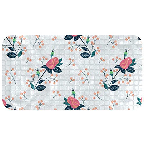 Tapis de bain enfant Bennigiry de qualité supérieure style floral - 2