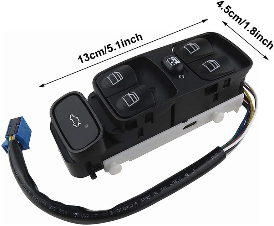 車のウィンドウスイッチボタン C クラス T モデル W203 C180 C230 電力マスターウィンドウスイッチ A2038200