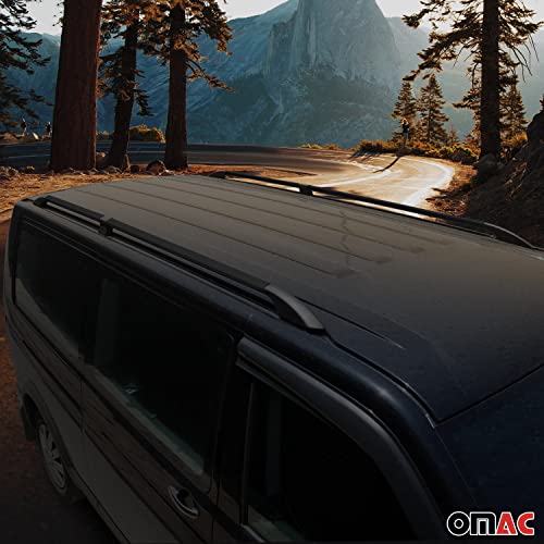 Barres de toit longitudinales Ford Transit Custom 2013-2023 noir - 2