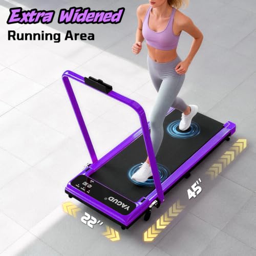 Image of Walking Pad Treadmill for Home, Incline Walking Pad with Handle Bar