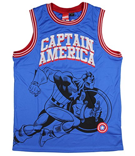 Marvel Captain America Men's We'Re Basketball Jersey