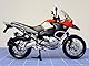 Bauer Spielwaren 2049753 Maisto BMW R 1200 GS: Originalgetreues Motorradmodell, Maßstab 1:12, mit Hinterradfederung und beweglichem Seitenständer, schwarz-rot (531157), Mittel