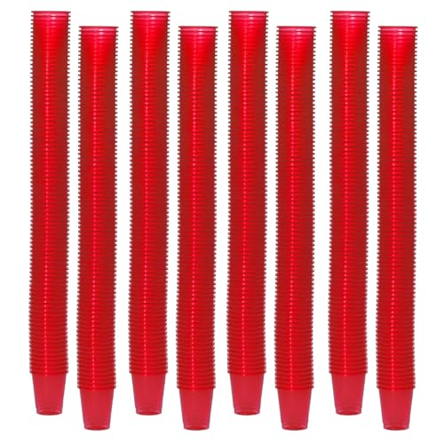 Teqler Medikamenten-Becher rot