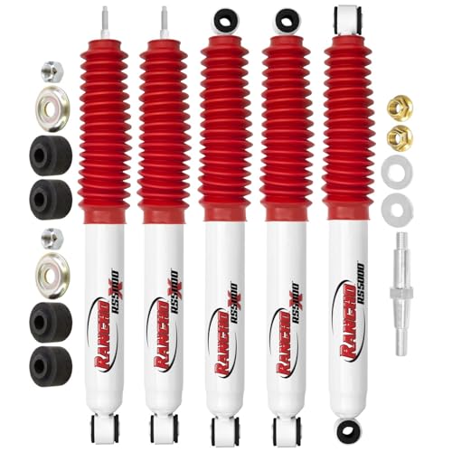 TrendsAuto Set of RS5000X Series Shocks and Steering Stabilizer fits 2011-2016 F250 Super Duty 4WD...