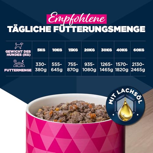 Eukanuba Hundefutter Nass mit Forelle und Süßkartoffeln, Getreidefreies Premium Nassfutter für ausgewachsene Hunde, 6 x 400 g Dosen