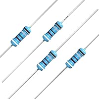 Vista 19 de 100 resistencias de 0.24 ohm 1/2 W (0.5 vatios) ±1% tolerancia de película metálica, resistencia fija múltiple de valores opcionales
