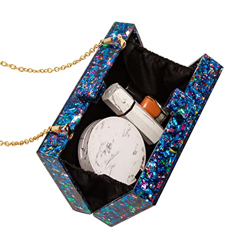 Image of LETODE Acrylic Clutch Bags Purse Perspex Bag Handbags for Women