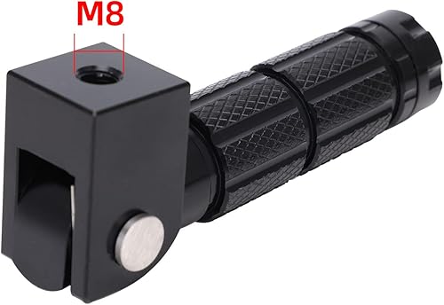 Miniatura 5 de Estriberas delanteras o traseras para Super 73, con soporte CNC reposapiés Pedales Estriberas para Super73 S1/S2/RX/R/Z/ZX-Negro