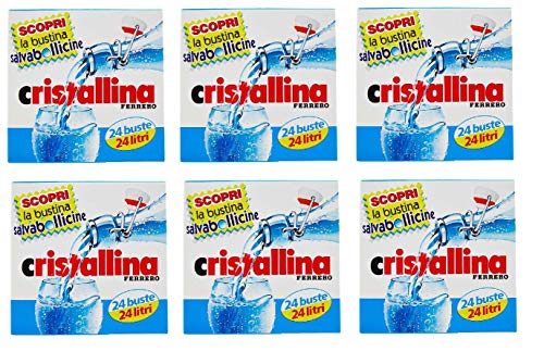 6x Ferrero cristallina verfrissend poeder voor mineraalwater 240gr